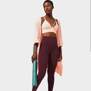 Lululemon Key to Warmth Wrap Sweater Ballet Slipper Pink OS